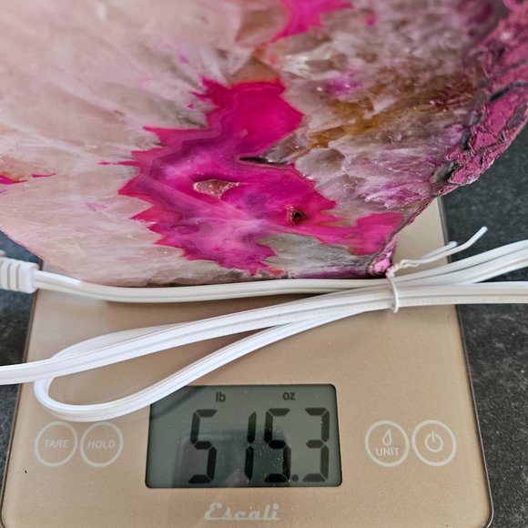 Pink Agate Lamp - Picture 7 of 7